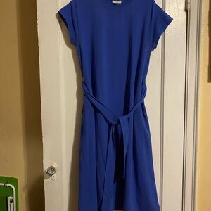 Elegant Blue Women's Dress